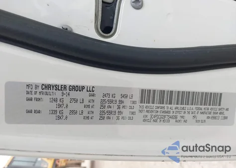 2015 Dodge Journey Crossroad z USA, uszkodzony, nr VIN 3C4PDCGG9FT540286